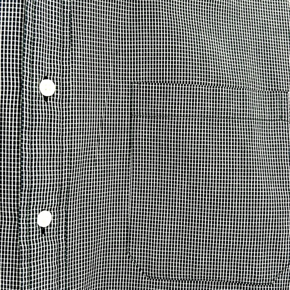 Christian Dior Button Up Long Sleeve Men's Large Shirt Plaid Travel Luxury Golf - Picture 7 of 8